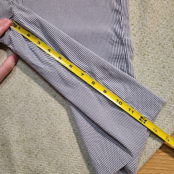 S.C. & Co Women's Striped Blue White Bodycon Casual Knee Lenght Short size 6 - Picture 12 of 12